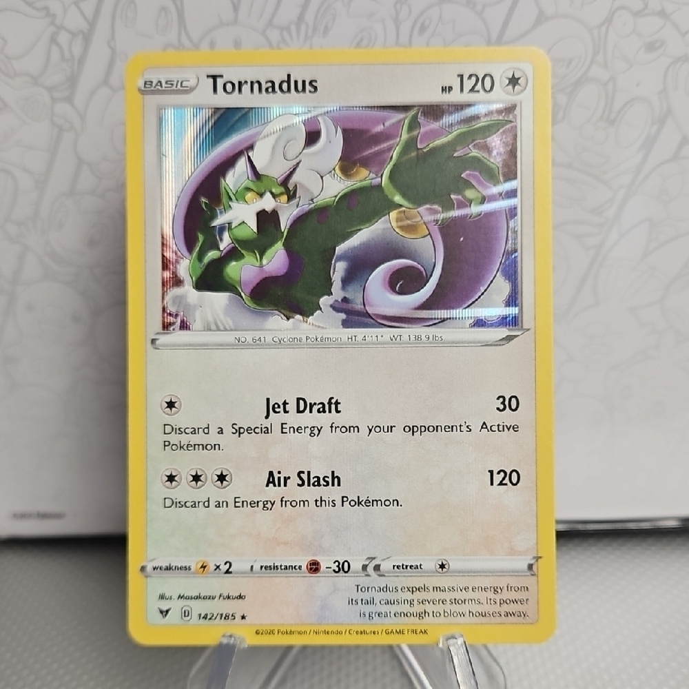 Tornadus 142/185 Pokemon TCG Holo Rare
